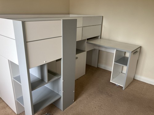 White mid sleeper - mid, cabin