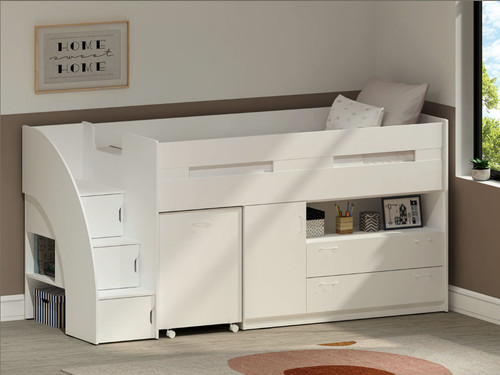 Mid sleeper cabin bed with - bed,