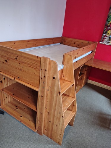 Stompa mid sleeper - bed, with