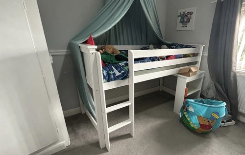 Mid sleeper kids bed - with, pull